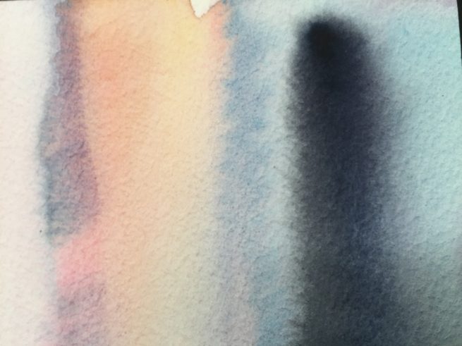 Quadro ad acquerello e tecnica mista ALBA DI GLORIA - immagine 7