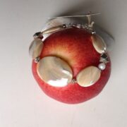 bracciale madreperla avorio regolabile su mela particolare di nome Cipria