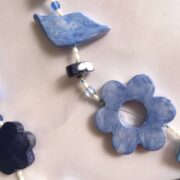 Collana Azzurra in ceramica e argento GINEVRA - immagine 3