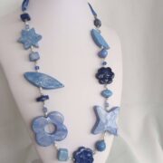 Collana Azzurra in ceramica e argento GINEVRA - immagine 8
