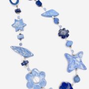 Collana Azzurra in ceramica e argento GINEVRA - immagine 4