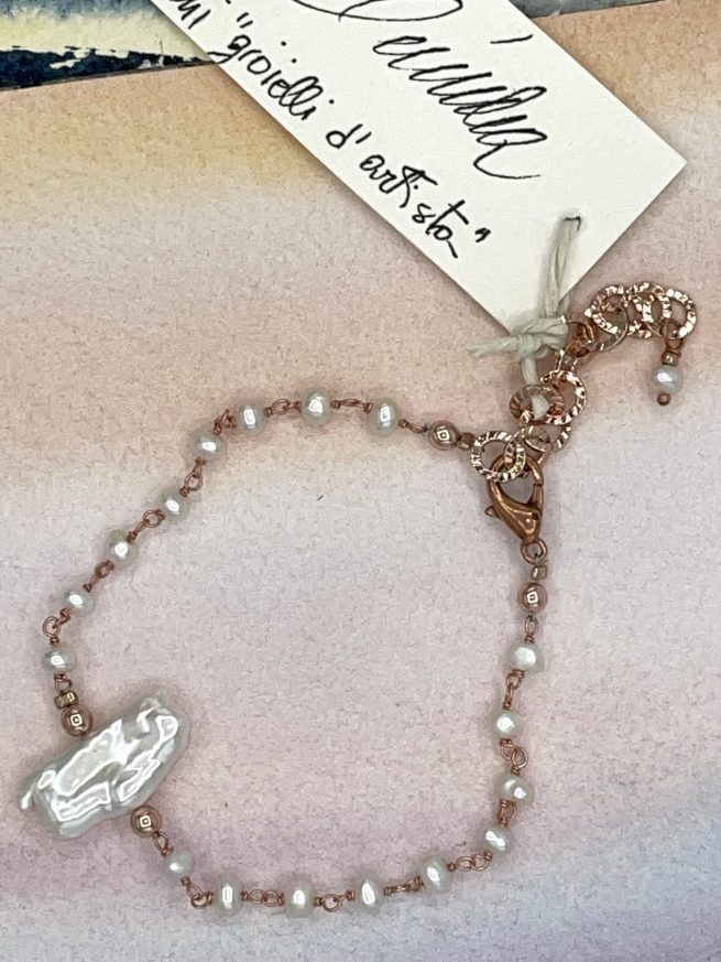 Bracciale CALLA in Argento e perle - immagine 5