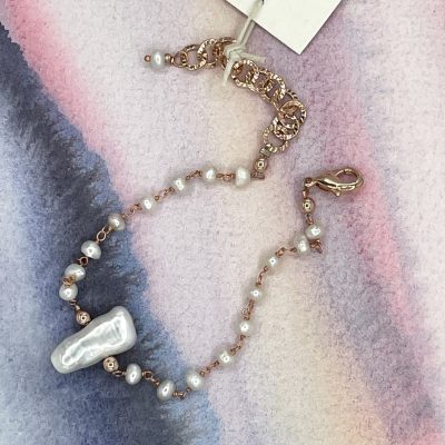 Bracciale CALLA in Argento e perle