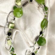Collana verde lunga ROBIN HOOD Pietre dure - immagine 5