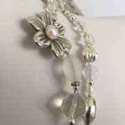 Collana lunga in Pietre dure trasparenti BIANCANEVE - immagine 3