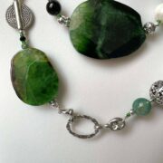 Collana RAINFOREST verde lunga in Pietre dure - immagine 5