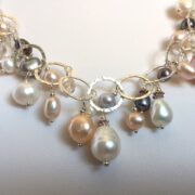 Girocollo Donna in argento e perle, Pallida Luna - immagine 5