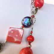 Collana rossa lunga con corallo FIAMMA - immagine 3