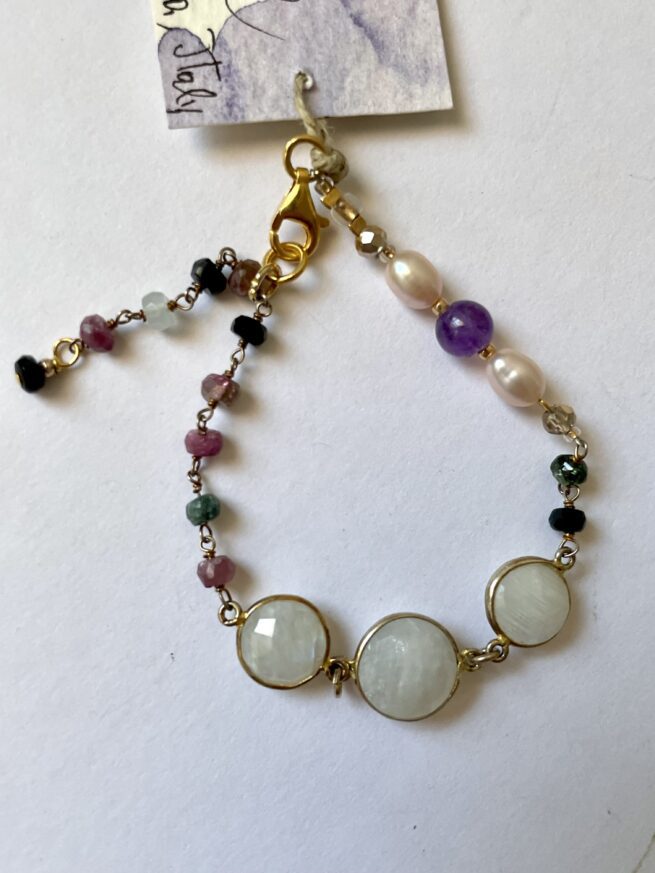 bracciale A Pietre dure argento SETTEMBRINA pezzo unico. scontato del 20%    ESAURITO - immagine 2