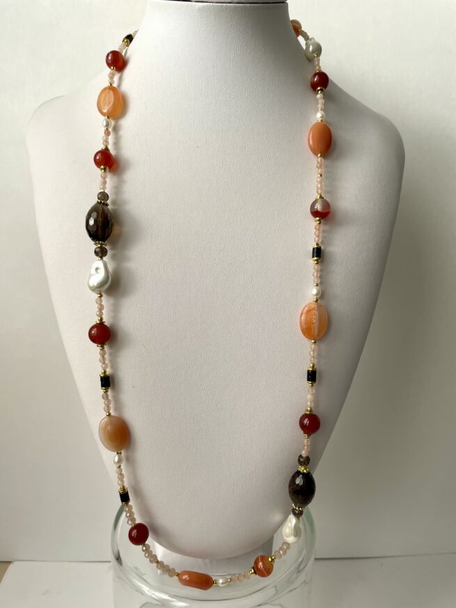 collana Corniola AMBRATA   Esaurita - immagine 4