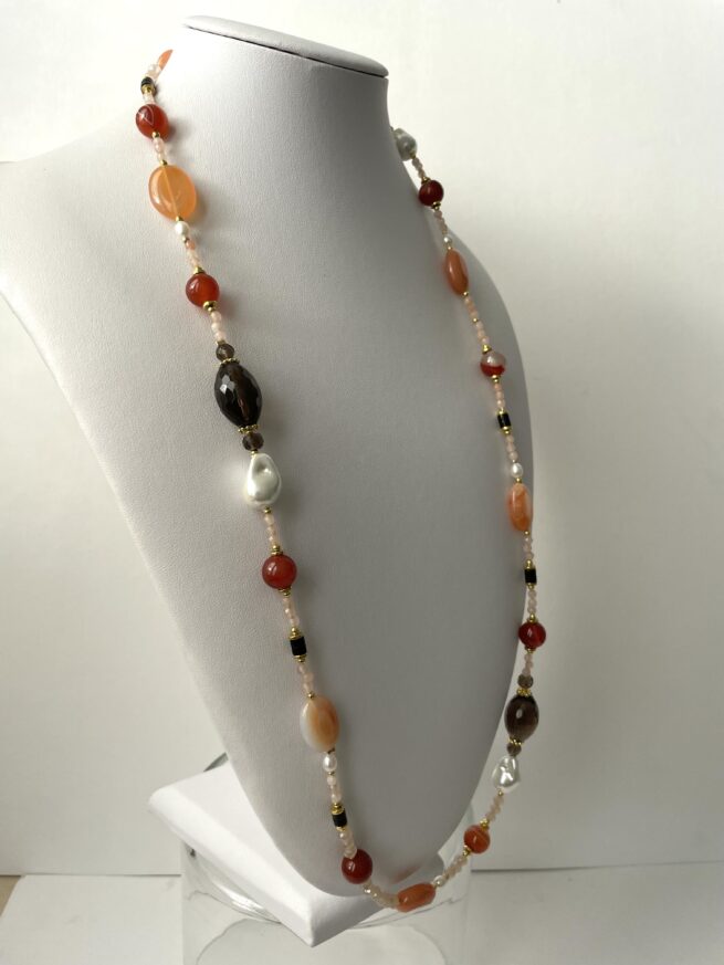collana Corniola AMBRATA   Esaurita - immagine 3