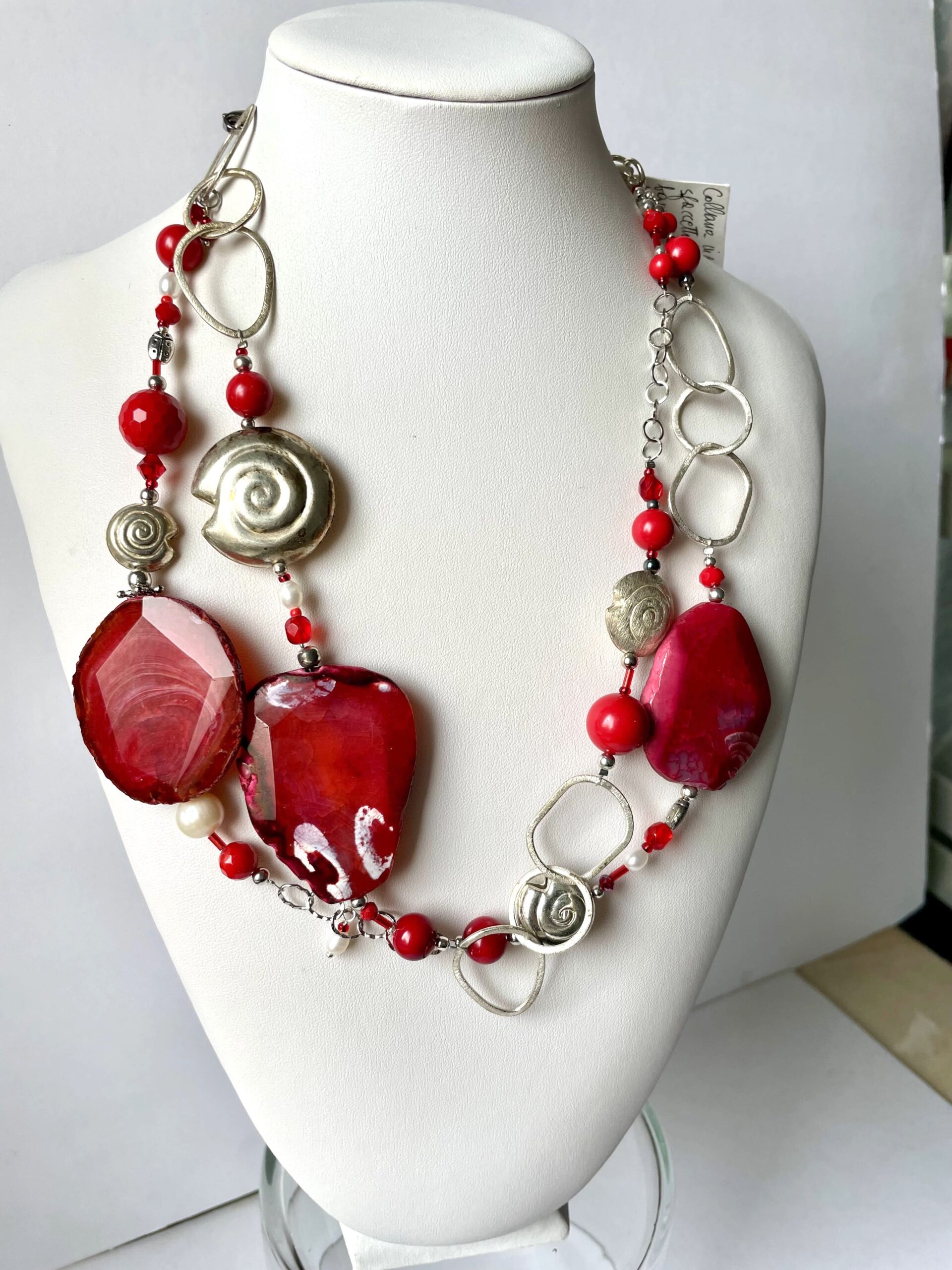 Collana Rossa in Pietre dure RED PASSION - immagine 4