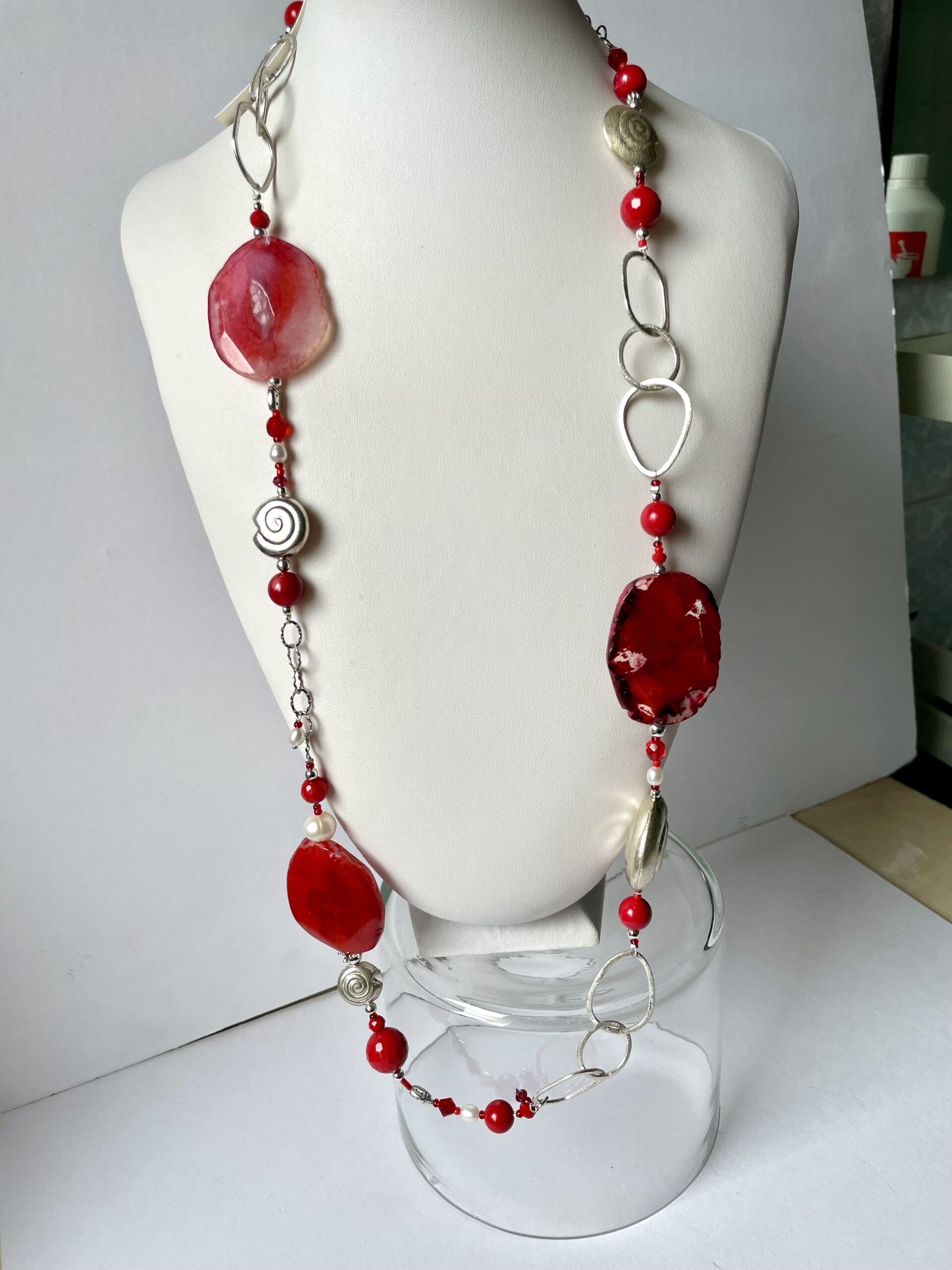 Collana Rossa in Pietre dure RED PASSION - immagine 7