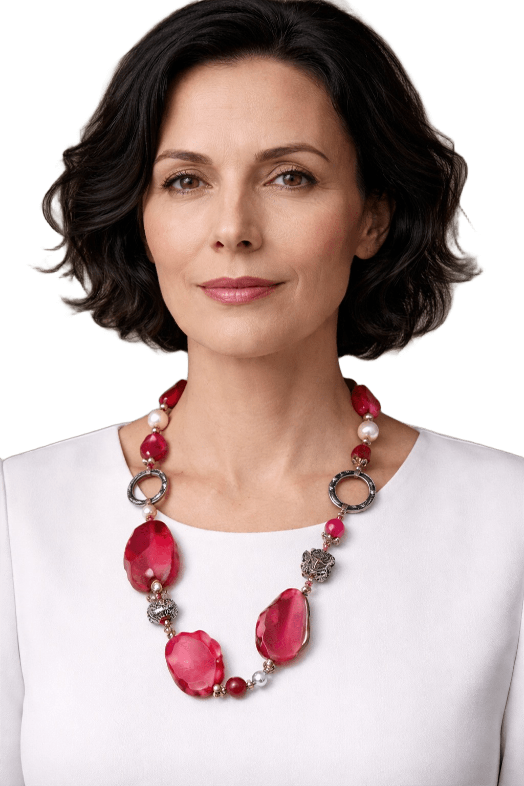 Modella con collana Jaipur