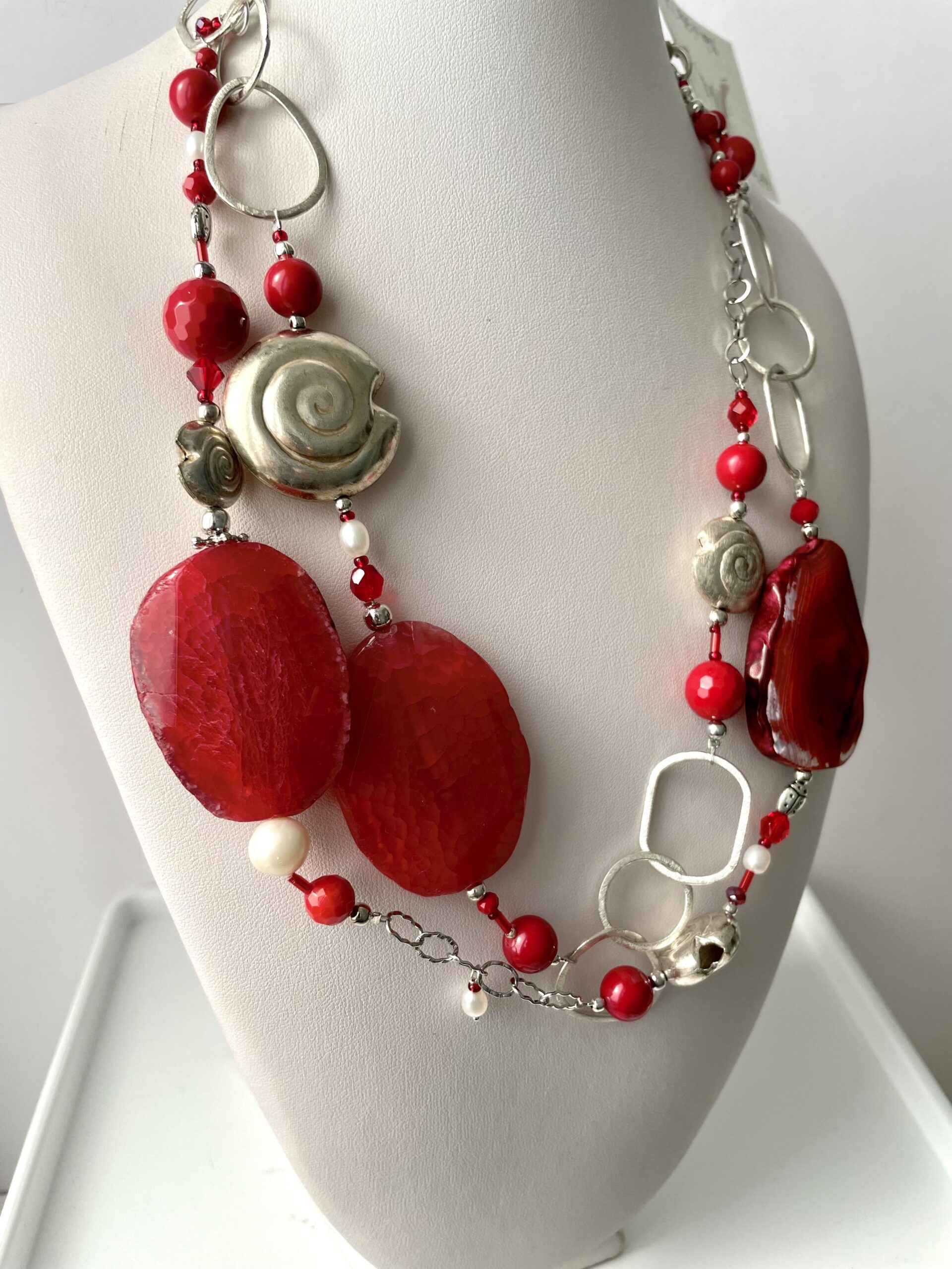 Collana Rossa in Pietre dure RED PASSION - immagine 4