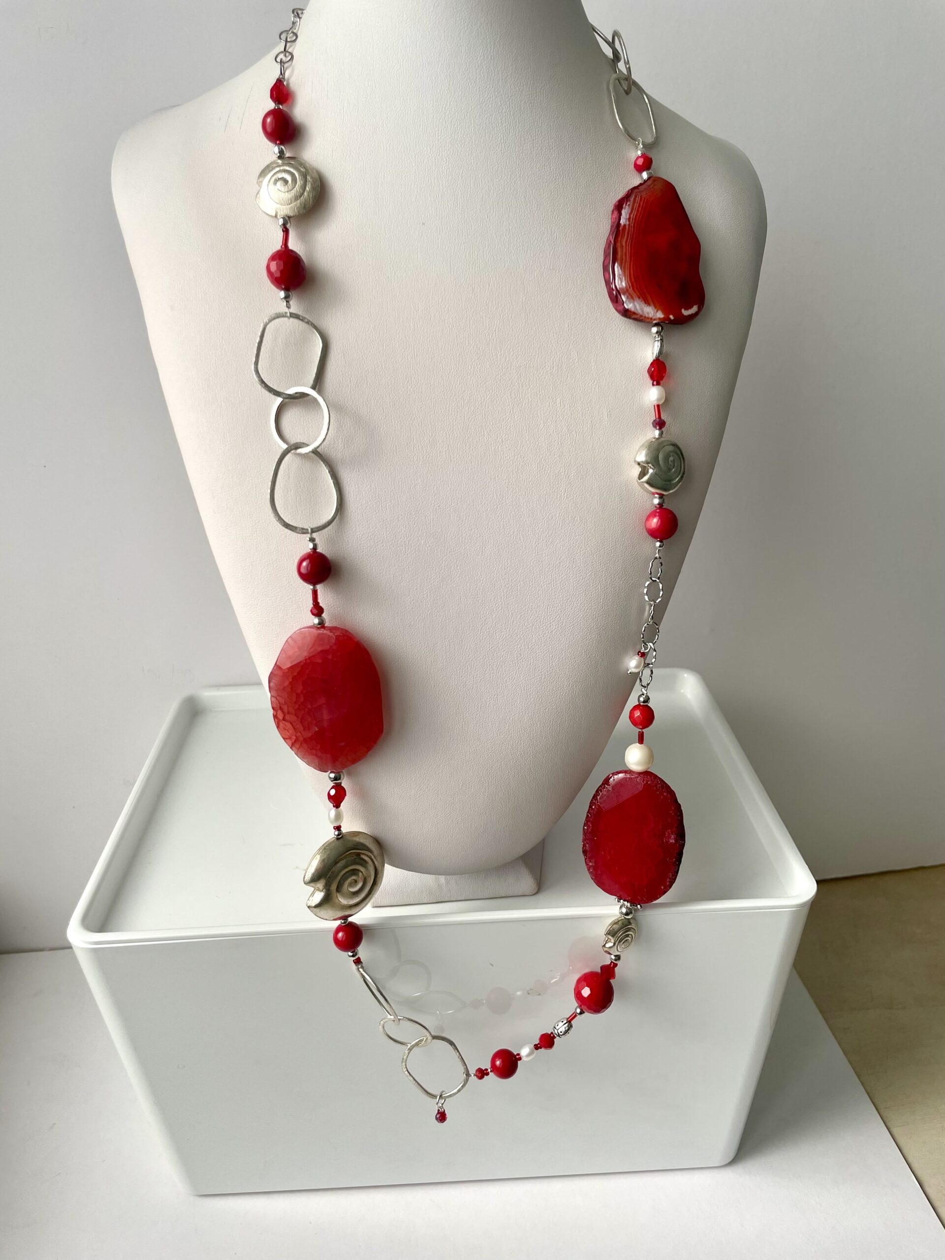 Collana Rossa in Pietre dure RED PASSION - immagine 5