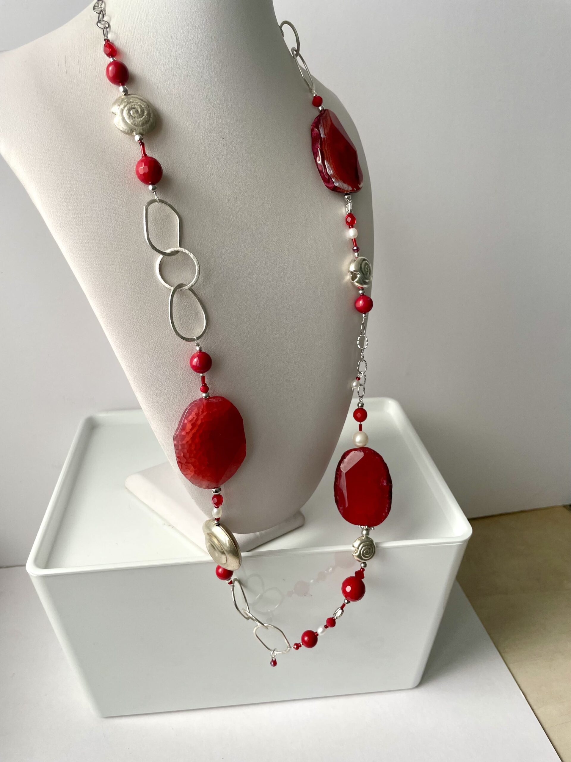 Collana Rossa in Pietre dure RED PASSION - immagine 7